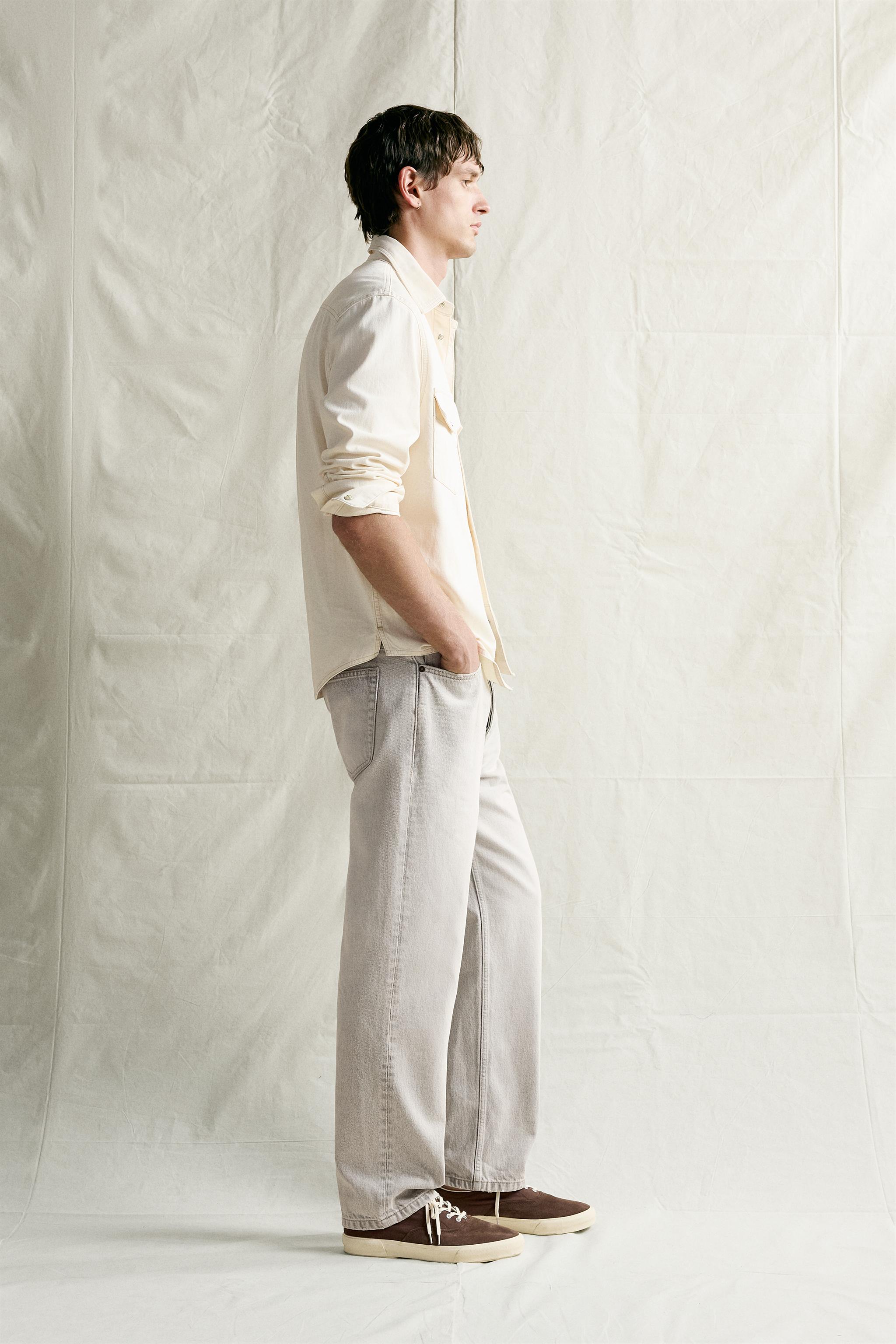STRAIGHT ANKLE JEANS